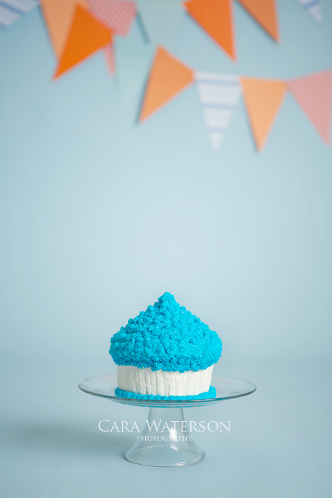 blue cake