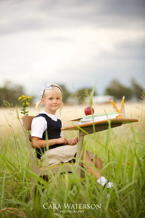 girl in school uniform