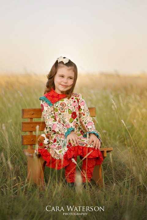 girl in a field 