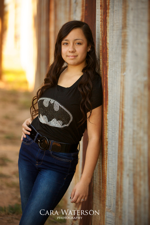 girl in black shirt