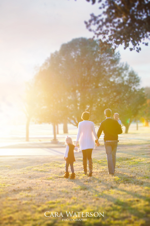 family in the park