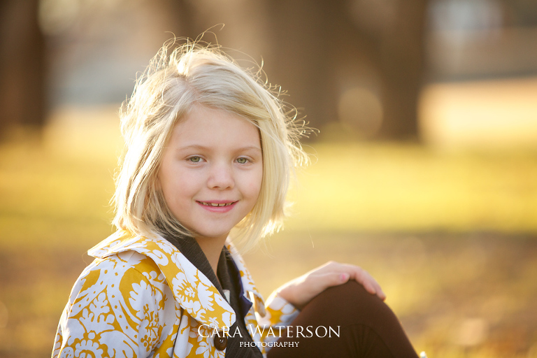 blonde girl in the sun