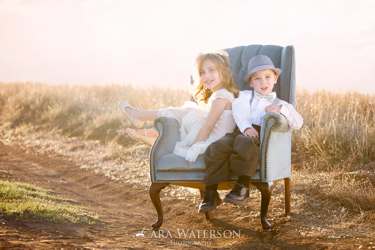 kids on a chair