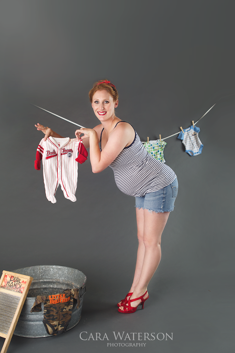 pinup maternity with onsie