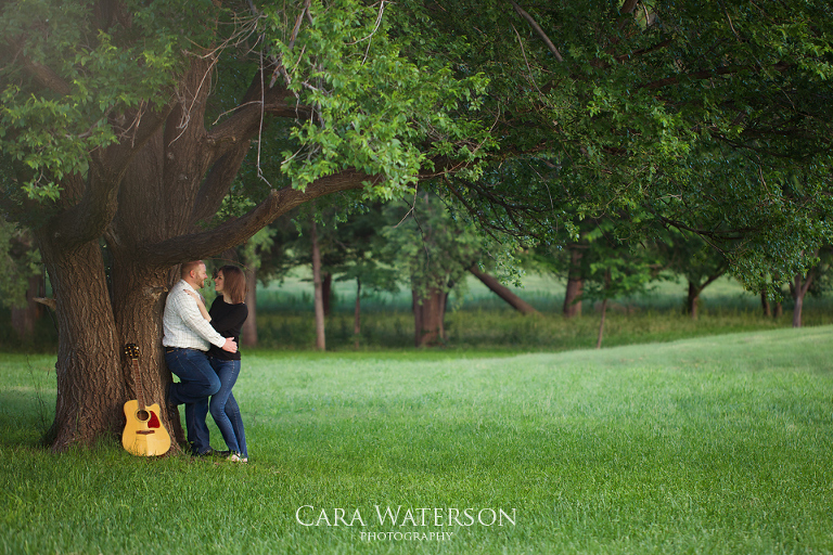 couple under a tree