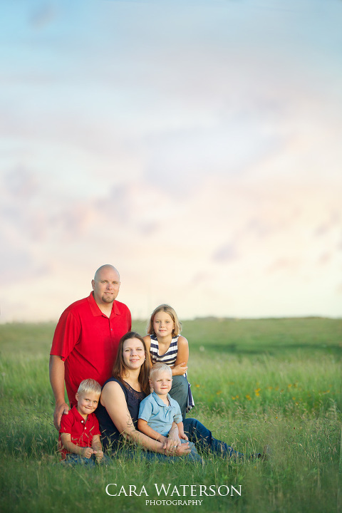 family sitting