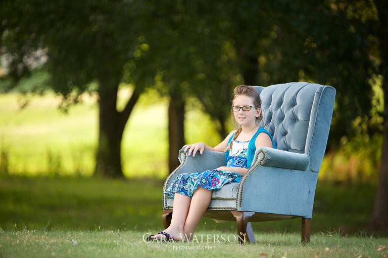 girl in chair