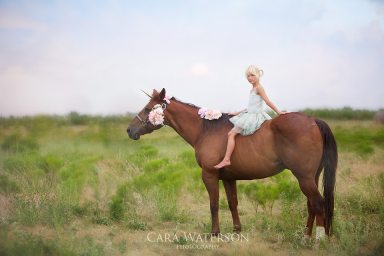 girl on a unicorn