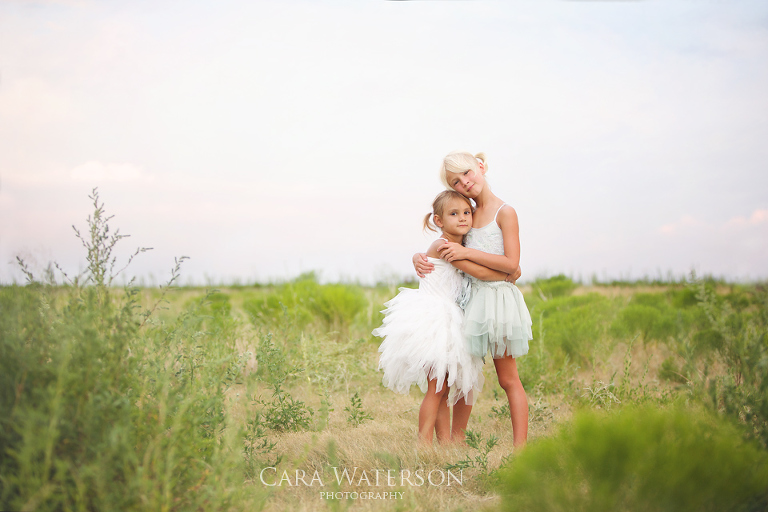 sisters in tutus