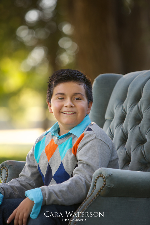 boy in chair