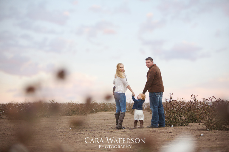 family walking