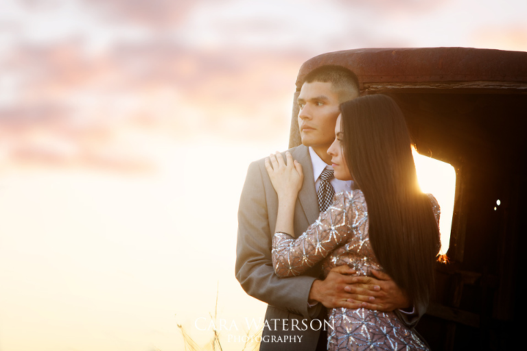 couple at sunset