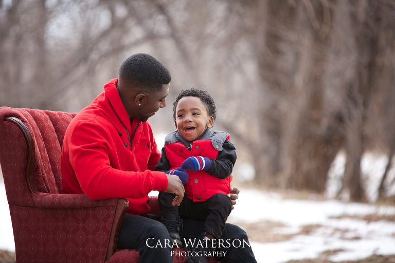 boy and his dad